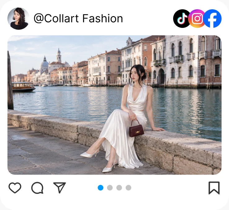 AI fashion photos for social media posts